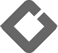 Минималистичный абстрактный логотип компании Диплом Магистра в серых тонах на белом фоне